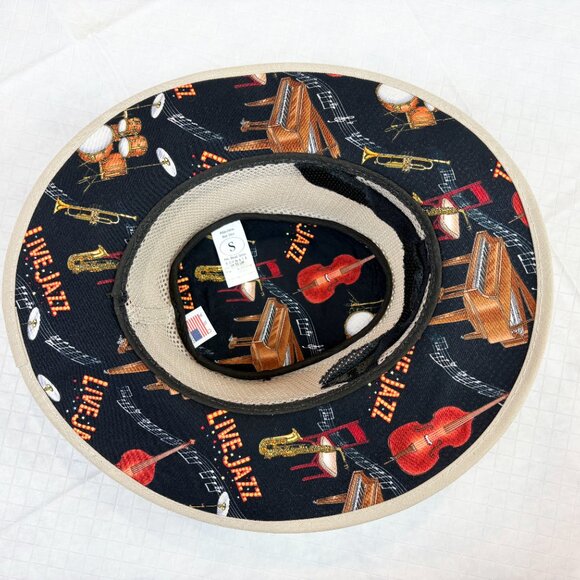 Cabana Breathable Wide Brim Sun Safari Cabana style Hat. Size Small. New - Picture 9 of 11